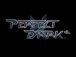 Perfect Dark title screen for Nintendo 64